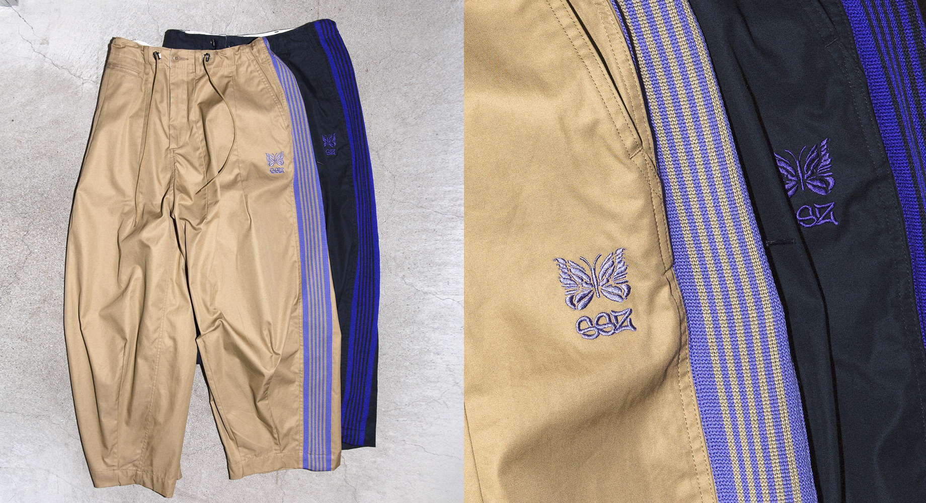 〈NEEDLES〉x〈SSZ〉- “H.D. TRACK PANT” EXLUSIVELY for BEAMS 
